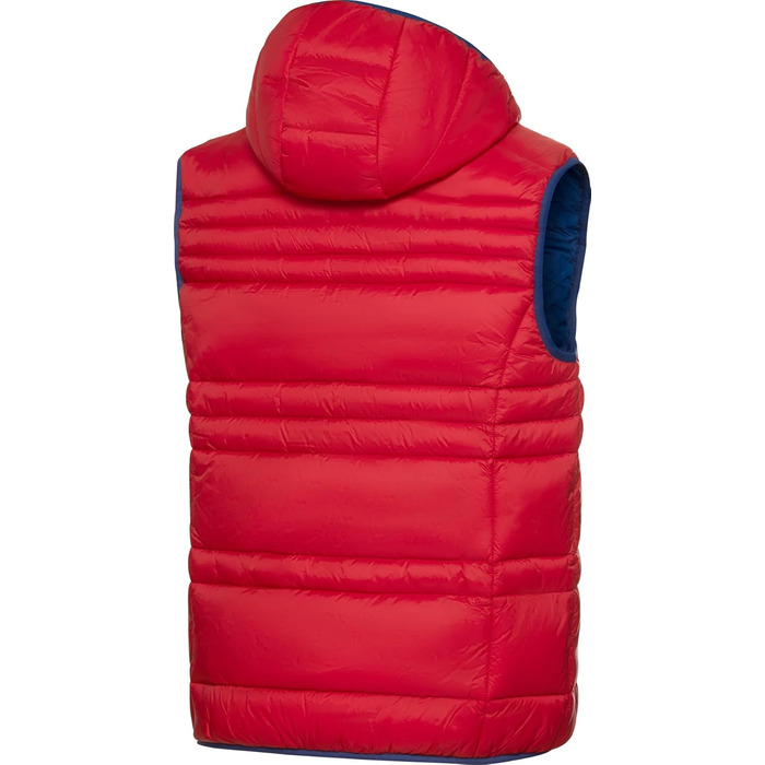 Чоловіча степкова жилетка NORDCAP, легка, тепла та вітронепроникна, спортивна жилетка з капюшоном та кишенями на блискавці, розмір M-3 (L, Червоний)