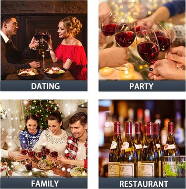 Electric Wine Aerator Dispenser, Electric Smart Decanter with Rechargeable USB Port, Electric Wine Decanter and Wine Dispenser Pourer, Wine Gift for Mother and Wife (Red01)