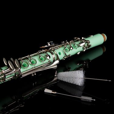 Кларнет Glory GLY-CLAGN професійний ебонітовий Bb з аксесуарами (10 вставок, стійка, кейс, щітки)