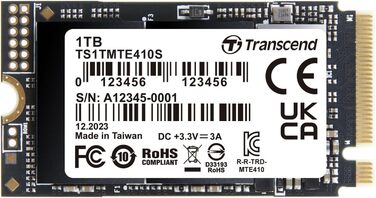 SSD накопичувач Transcend M.2 NVMe PCIe Gen4 1TB (MTE410S) - Швидкість до 5000 МБ/с
