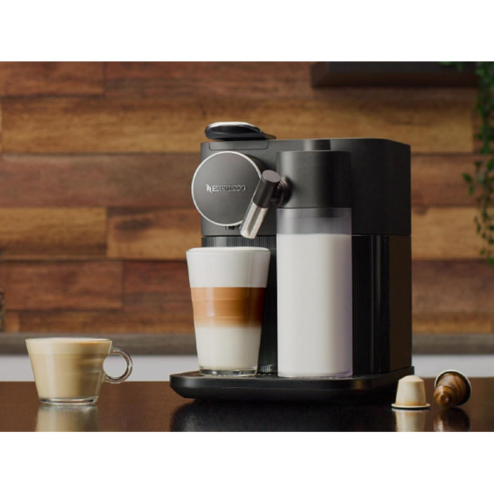 Nespresso De'Longhi Gran Lattissima EN650.B Coffee Capsule Machine with Automatic Milk System, 9 Direct Select Buttons, 1 L Water Tank, 25 Sec. Heating Time, 19 bar Pump Pressure, Auto Shut-Off, Black. Previous Model