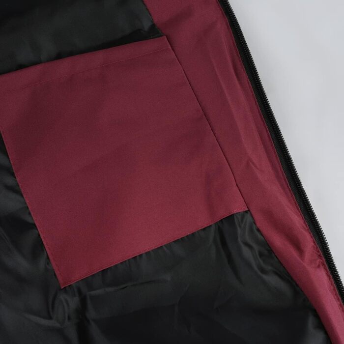 Чоловіча степкова жилетка YOUTHUP для зими, спорту та відпочинку. Тепла безрукавка з коміром, червона, L. Модель LHB-01