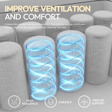 Ігровий крісло Dowinx з масажем та підігрівом, дихаюча спинка, регульована підставка для ніг, підтримка спини та шиї (Білий)