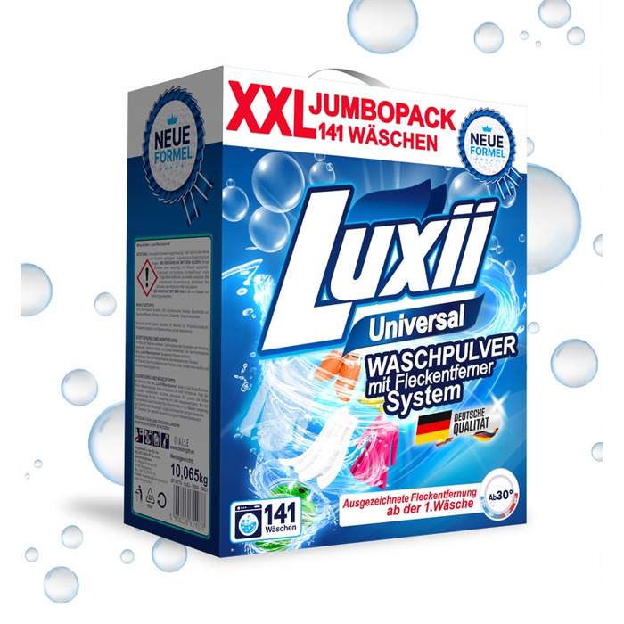 Універсальний пральний порошок Luxii з квітковим ароматом, 10 кг (на 141 прання)