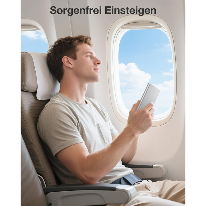 Power Bank Pilot 4GS 12000mAh - Портативний зарядний пристрій для iPhone, Samsung, Huawei та інших пристроїв (Сріблястий)