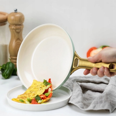 Набір сковорідок GreenPan (20 см та 26 см), антипригарне покриття, для індукційних та газових плит