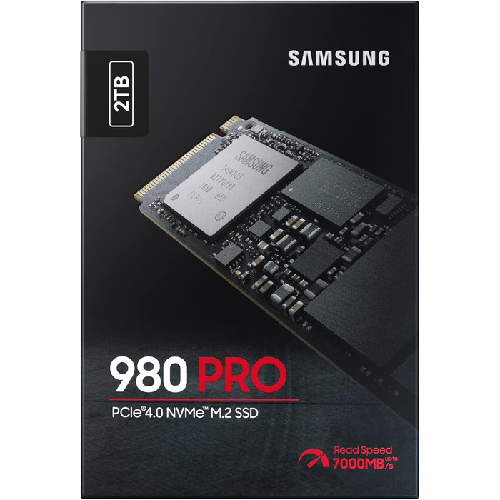 SSD Samsung 980 PRO 2TB NVMe M.2 PCIe 4.0 - Внутрішній SSD для геймінгу та редагування відео