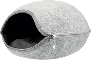 Куделя для котів Trixie Luna, з фетру, 40x24x46 см, світло-сіра