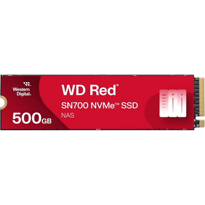 WD Red SN700 500GB NVMe SSD для NAS - Швидкий та надійний накопичувач M.2 PCIe