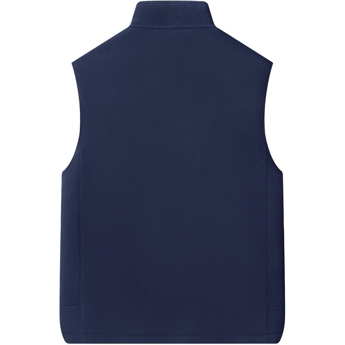 Чоловіча флісова жилетка AIEOE для осені/зими, тепла, з 4 кишенями, стійким коміром, без рукавів, для активного відпочинку, розмір EU S-XX (Asie 2X-6X), колір блакитний, XXL