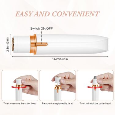 Електричний жіночий тример 4-в-1 для тіла, інтимної зони та обличчя, перезаряджається