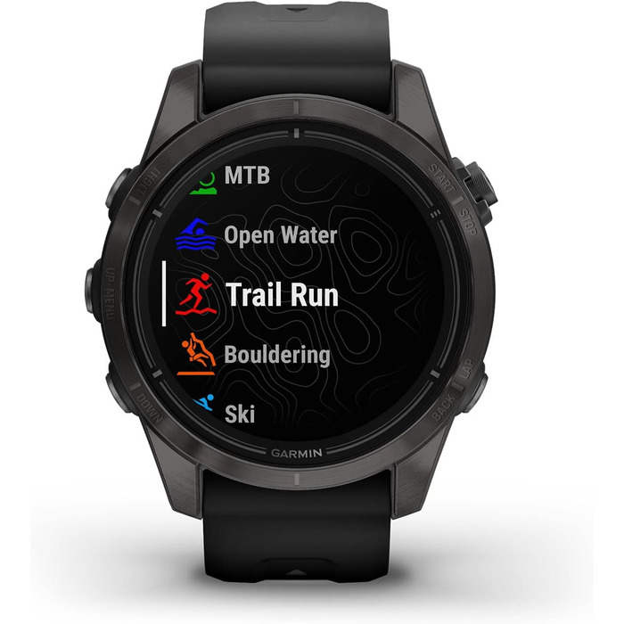 Розумний годинник Garmin epix Pro (Gen 2) Sapphire Edition 51 мм: високопродуктивний, з ліхтариком та просунутою технологією тренувань