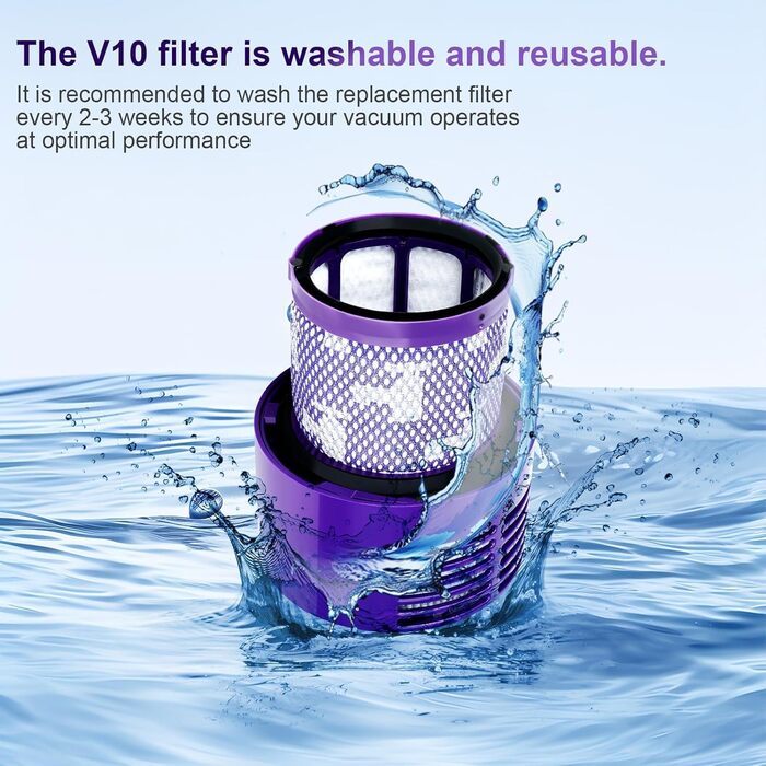 Замінник контейнера для пилу сумісний з Dyson V10 (SV12, SV13, SV27), контейнер для пилу, запчастини для Dyson V10 Absolute/Animal/Total Clean, аксесуари для пилососа, артикул 969509-01