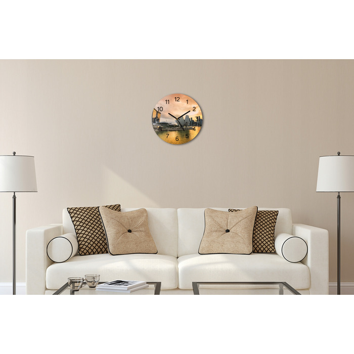 Настінний годинник ArtprintCave багатоколірний, 30 см