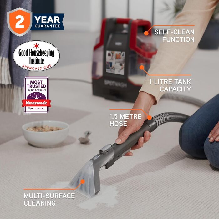 Vax SpotWash - портативний відпарювач для виведення плям (без насадки для тварин)