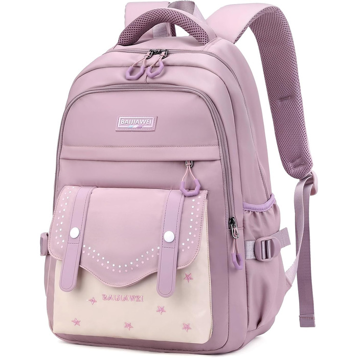 Шкільний рюкзак для дівчаток-підлітків, 2025, великий, для гімназії, старшої школи, 30L, фіолетовий