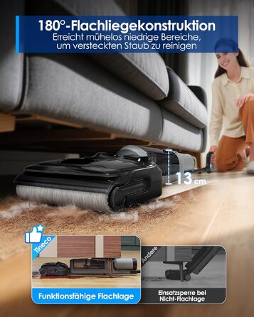 Вертикальний миючий пилосос Tineco i5 Stretch з функцією самоочищення, вологий та сухий прибирання