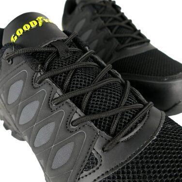 Черевики робочі Goodyear S1P/SRA/HRO для чоловіків, металозахисні, композитна підошва, розмір 42, чорно-жовті