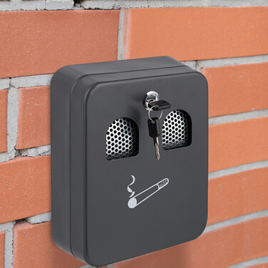 Relaxdays Hand towel holder in anthracite