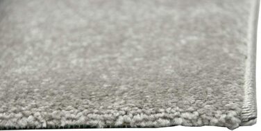 Merino Kids Space Learning Rug with Spaceship, Stars, and Planets in Gray, Size 200 x 290 cm