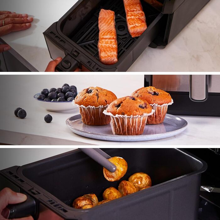 Kenwood kHealthy Fry Twin Air Fryer HFM20.000MB