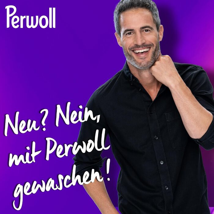 Капсули для прання Perwoll Renew Caps Black для темних речей, All-in-1, відновлення кольору та волокон, 80 прань (2 x 40 шт)