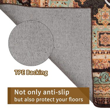 Килим Sour Lemon для вітальні, великий 160x230 см, машинне прання, для спальні, бохо-стиль, вінтаж, нековзний, пухнастий, блакитний, геометрія