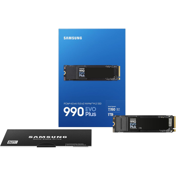 SSD Samsung 990 EVO Plus 1TB NVMe M.2 PCIe 4.0/5.0 - для геймінгу та графіки