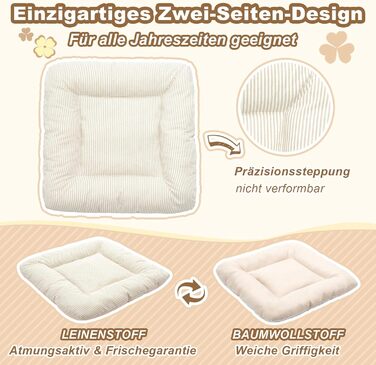 Washable Folding Dog Bed & Tent - Indoor Dog House for Small Dogs (4-9kg) - Beige
