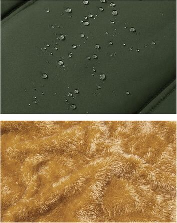 Чоловіча зимова куртка Magcomen з підкладкою з флісу, тепла, для відпочинку, термо, перехідна з багатьма кишенями (XXL, армійний зелений)