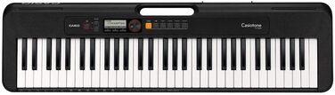 Клавішний синтезатор Casio CT-S200BK CASIOTONE з 61 клавішею та автокомпаньйоном, чорний, багатокольоровий