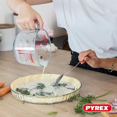 Набір скляних контейнерів Pyrex Classic 0,25л, 0,5л, 1л, прозорі, 3 шт. з 3 засобами для чищення