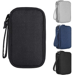 Органайзер для кабелів та аксесуарів для подорожей (чорний)
