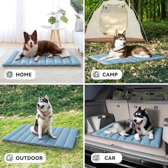 Водонепроникний килимок для собак Western Home: зручний, портативний, 110x68 см (Блакитний)