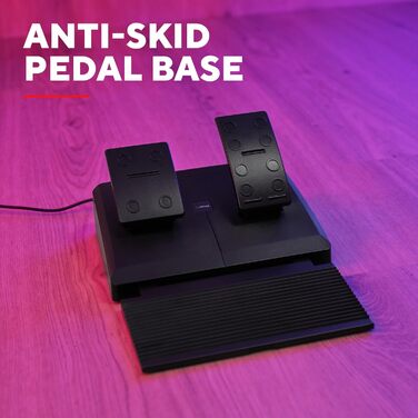 Руль для гонок Trust GXT 289 Movi з педалями та перемикачами швидкостей, сумісний з PC, Xbox Series X/S, PS4, Nintendo Switch