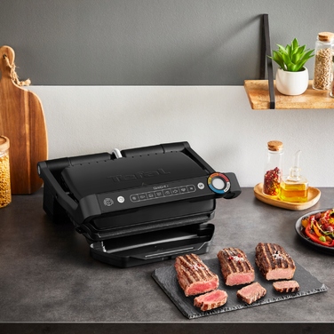 Електричний гриль-опикач Optigrill+ GC717810, 2000 Вт, розкладний, чорний