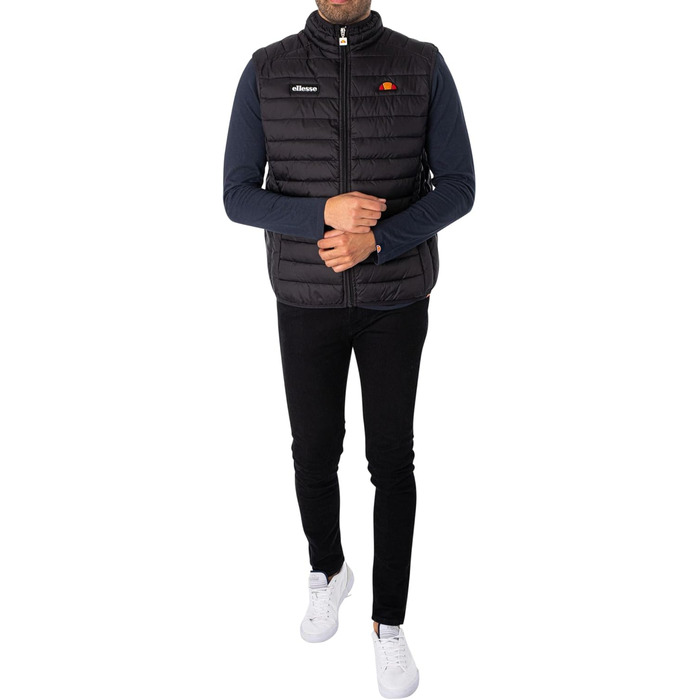 Жилет чоловічий Ellesse Bardy, чорний, розмір L - теплий безрукавник для активного відпочинку