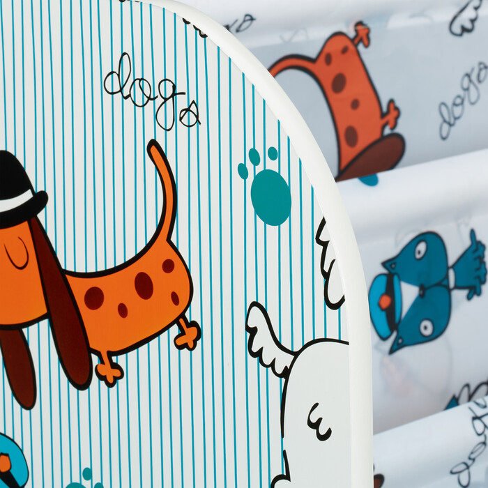 Relaxdays Children's Shelf with Dog Motif