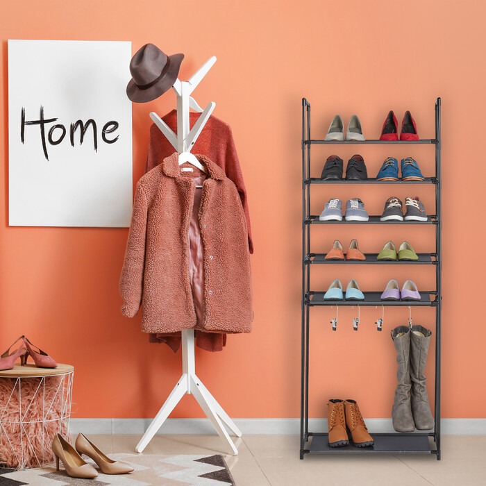 Relaxdays Shoe Rack with 6 tiers
