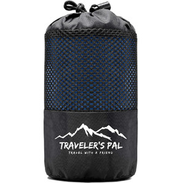 Traveler's Pal Hüttenschlafsack made from 100% Duraweave - Sleeping bag with side and foot zipper - Lightweight and thin insert summer sleeping bag, breathable and skin-friendly