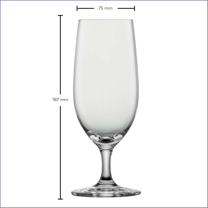 Набір келихів для пива SCHOTT ZWIESEL Classico 0,3 л (6 шт) з кришталю Tritan, Німеччина - для Pilsner