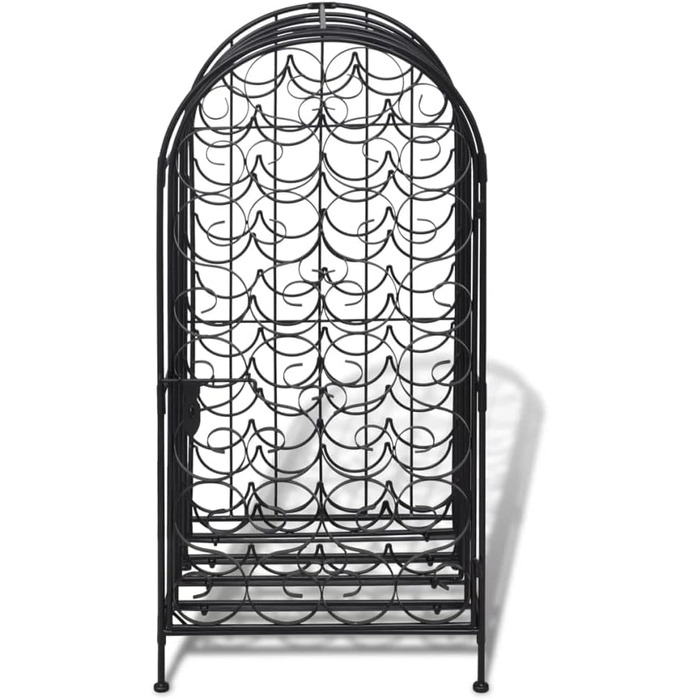 vidaXL Wine Rack 35 Bottles Metal Bottle Rack Bottle Stand Wine Cabinet