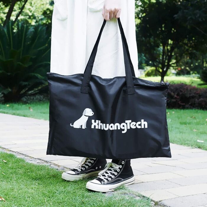 Клітка-манеж для собак та котів XianghuangTechnology, м'який матеріал, портативна, складана, 80 x 58 см (Камуфляж)