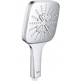 Душова лійка Grohe Rainshower квадратна, срібляста, 3-функціональна