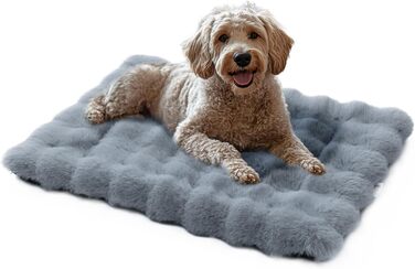 М'який килимок для собак Mora Pets: неслизький, миючий, 61 x 46 см, сірий