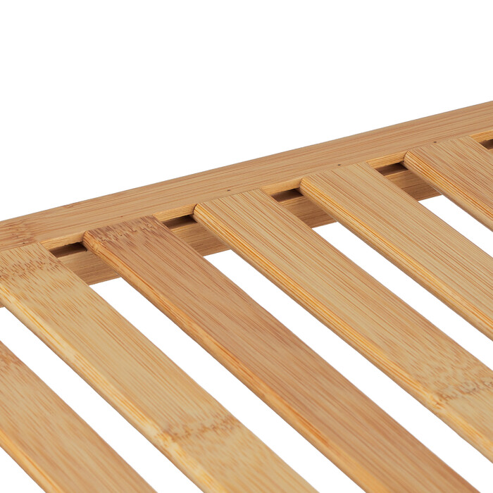 Relaxdays Bamboo Shelf Insert, 2-Piece Set