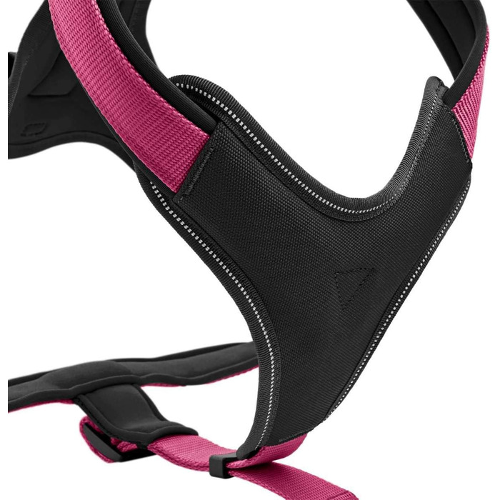 Нашийник для собак HUNTER з неопрену, міцний нейлон, світловідбиваючий матеріал 3M Scotchlite, зручний, розмір 42-53 см