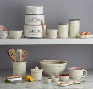 Mason Cash Innovative Kitchen Measuring Containers, stoneware, white, 20.5 x 15 x 10 cm