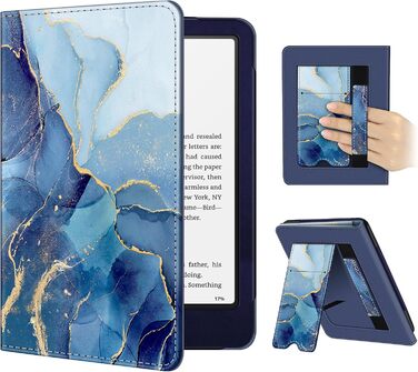 Чохол Fintie для Kindle Paperwhite 12-го покоління (2024/2025) з підставкою, петлею та авто-сном, Ozean Marmor