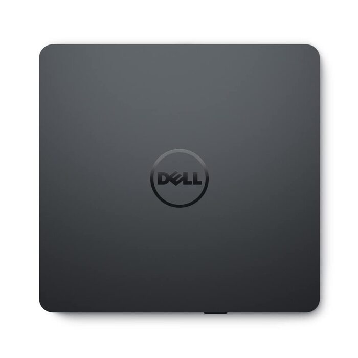 Зовнішній DVD-привід Dell Slim DW316 DVD+/-RW (8x8x5x) USB 2.0 для ноутбуків Inspiron, OptiPlex, Vostro, XPS, чорний